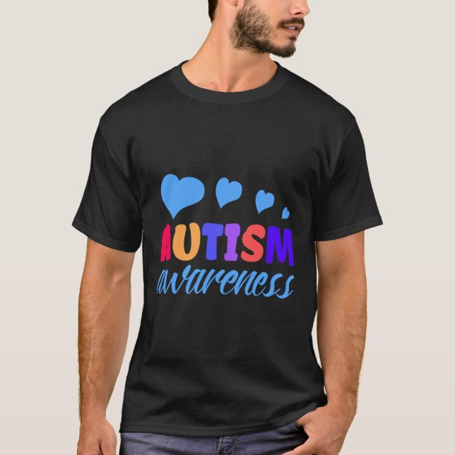 Medvetenhet om autism t shirt (Framsida)