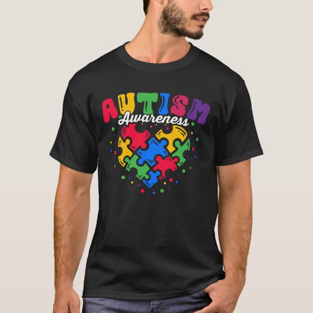 Medvetenhet om autism t shirt (Framsida)