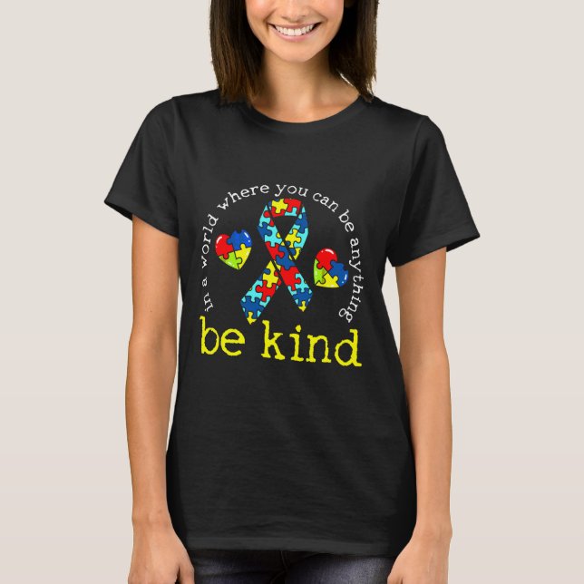 Medvetenhet om autism t shirt (Framsida)