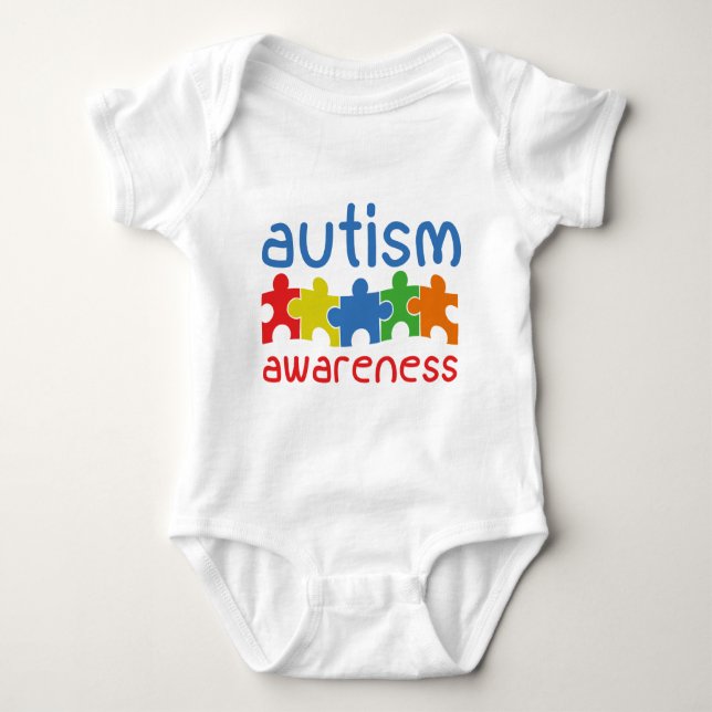 Medvetenhet om autism t shirt (Framsida)