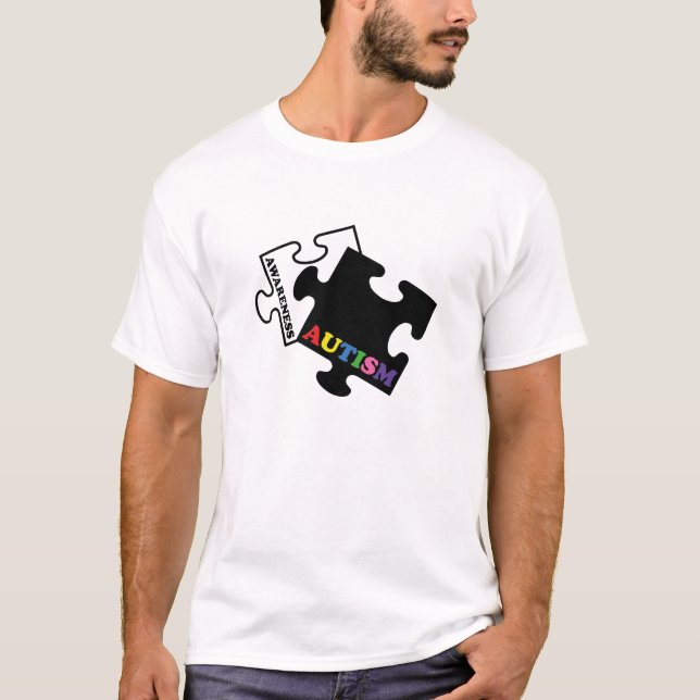 Medvetenhet om autism t shirt (Framsida)