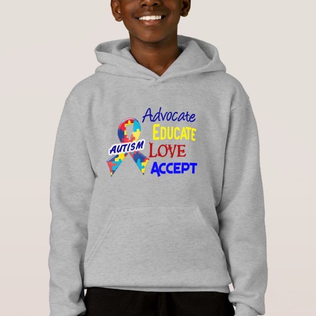 Medvetenhet om autism tee shirt (Framsida)