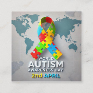 Medvetenhet om autism tilläggskort
