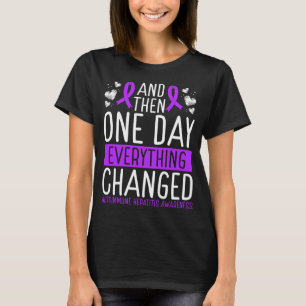 Medvetenhet om autoimmun hepatit Ribbon Awareness T Shirt