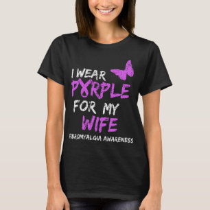 Medvetenhet om Bärans Lila för min fru 3 T Shirt