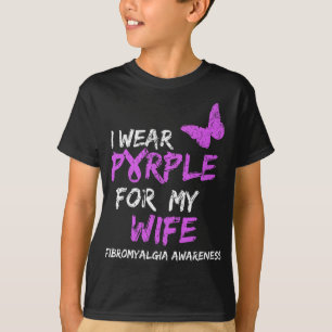 Medvetenhet om Bärans Lila för min fru T Shirt