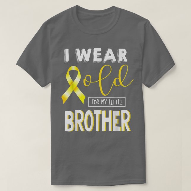 Medvetenhet om barncancer i Bära Guld för min Litt T Shirt (Design framsida)