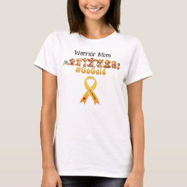 Medvetenhet om barncancer i Mamma T Shirt