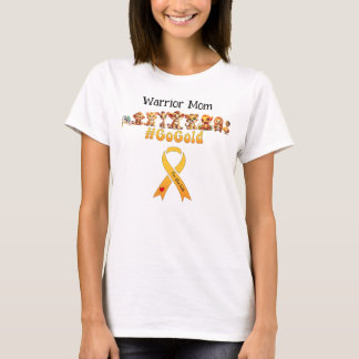 Medvetenhet om barncancer i Mamma T Shirt