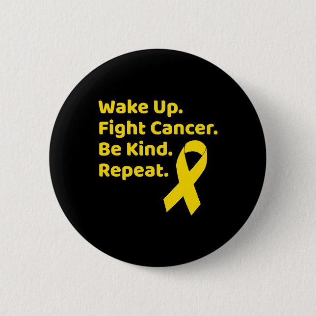 Medvetenhet om barncancer i september knapp (Framsida)
