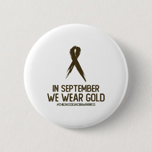Medvetenhet om barncancer i september vi w knapp