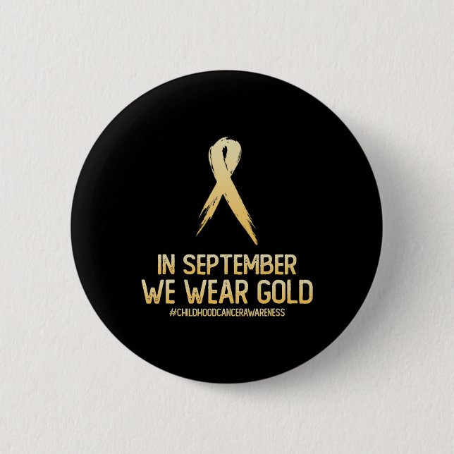 Medvetenhet om barncancer i september vi w knapp (Framsida)