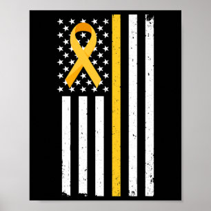 Medvetenhet om barncancer i september vi w poster
