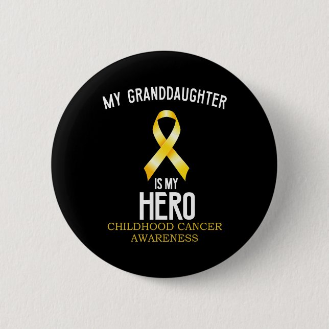 Medvetenhet om barncancer Min barndotter är min ba Knapp (Framsida)