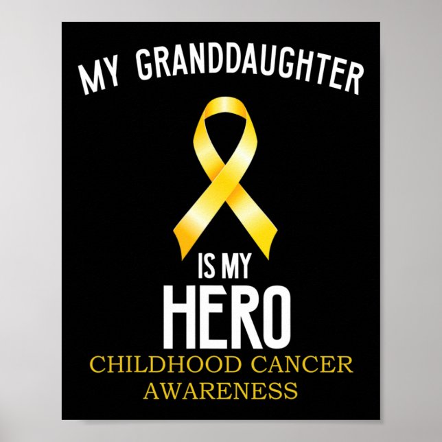 Medvetenhet om barncancer Min barndotter är min ba Poster (Framsidan)