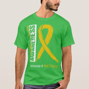 Medvetenhet om blåscancer eftersom det har betydel t shirt