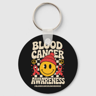 Medvetenhet om blodcancer Groovy Band Blodcancer Nyckelring