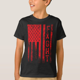 Medvetenhet om blodcancer kamp t shirt