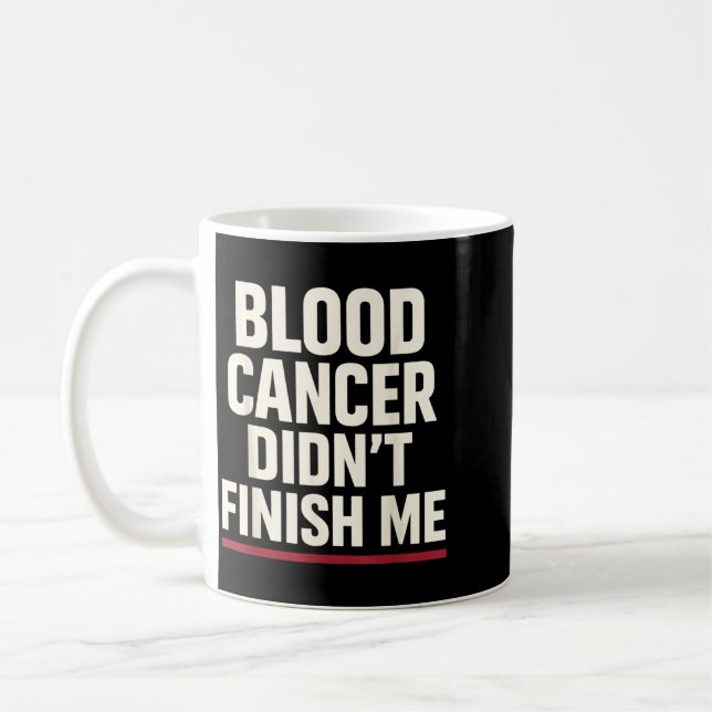 Medvetenhet om blodcancer Leukemi lymfom överlevar Kaffemugg (Vänster)