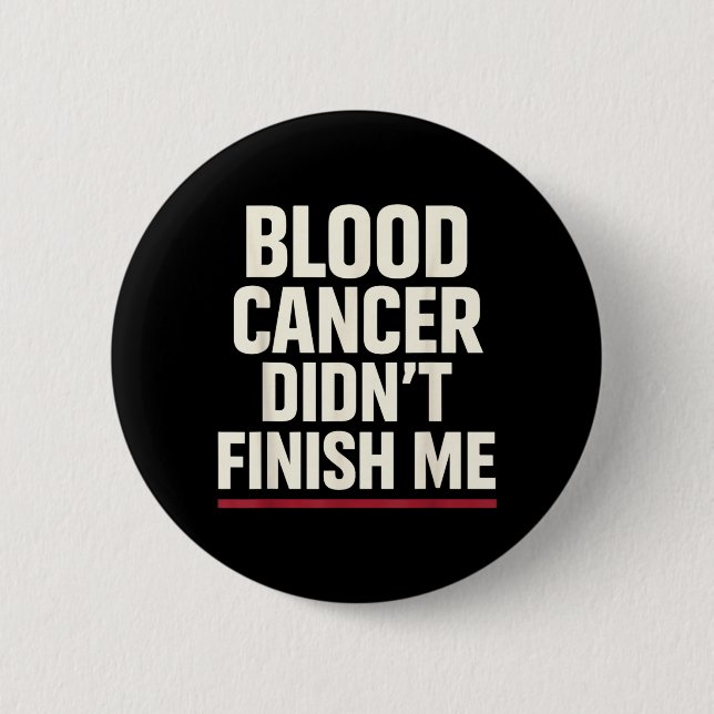 Medvetenhet om blodcancer Leukemi lymfom överlevar Knapp (Framsida)