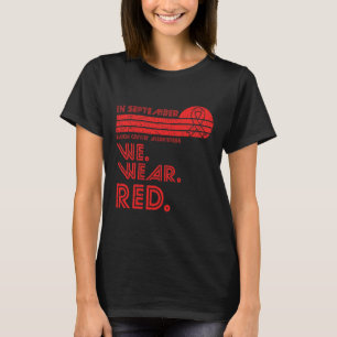 Medvetenhet om blodcancer Månad i september bära T Shirt