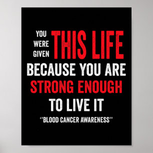 Medvetenhet om blodcancer - medvetenhet om blodcan poster