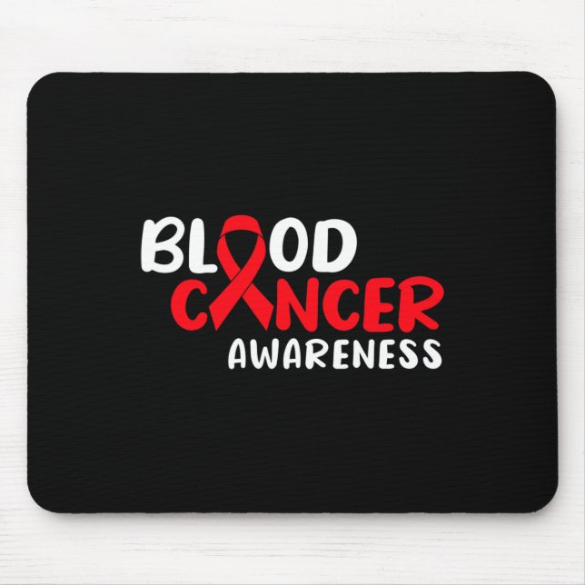 Medvetenhet om blodcancer  musmatta (Framsidan)