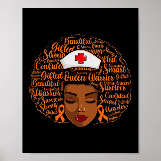 Medvetenhet om blodcancer poster (Framsidan)