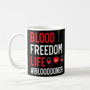 Medvetenhet om blodgivning Blodgivare Phlebotomist Kaffemugg