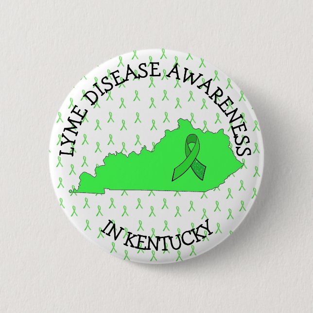 Medvetenhet om borrelia i Kentucky-knapp Knapp (Framsida)