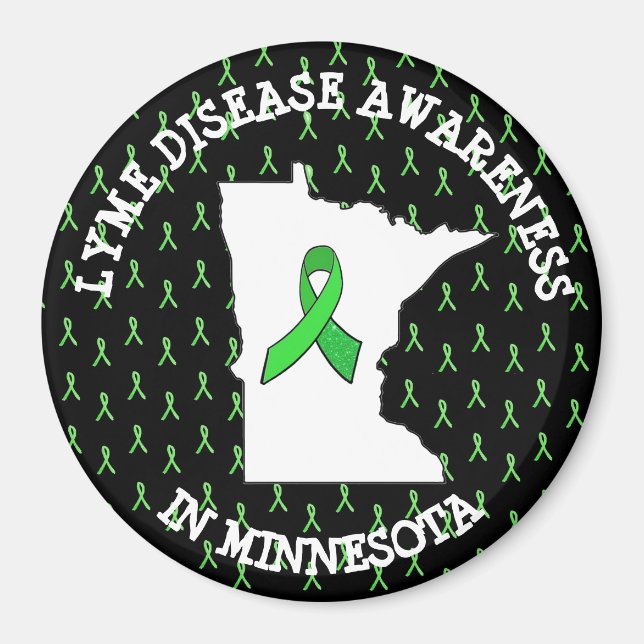 Medvetenhet om borrelia i Minnesota Magnet (Framsidan)