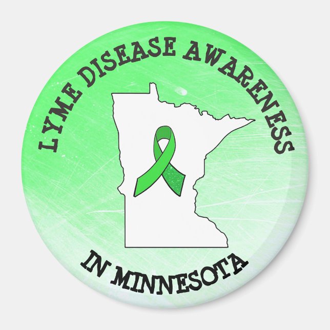 Medvetenhet om borrelia i Minnesota Magnet (Framsidan)