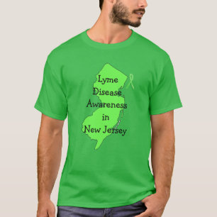 Medvetenhet om borrelia i New Jersey T Shirt