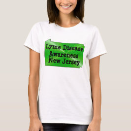 Medvetenhet om borrelia i New Jersey Tee Shirt