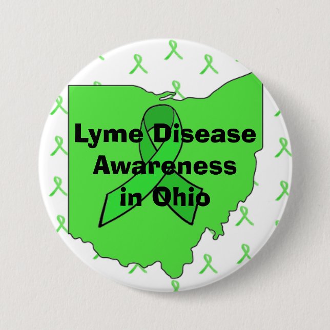 Medvetenhet om borrelia i Ohio-knapp Knapp (Framsida)