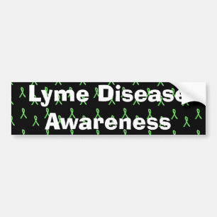 Medvetenhet om borrelia med Lyme-band Bumper Bildekal