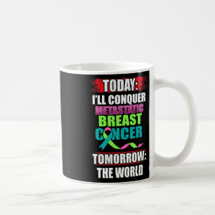 Medvetenhet om bröstcancer Beat Warrior Kaffemugg