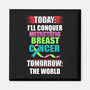Medvetenhet om bröstcancer Beat Warrior Magnet