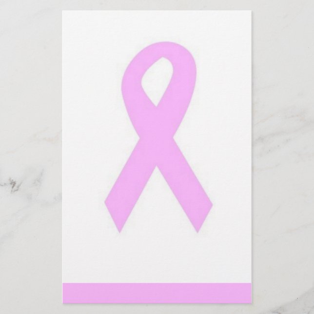 Medvetenhet om bröstcancer brevpapper (Framsida)