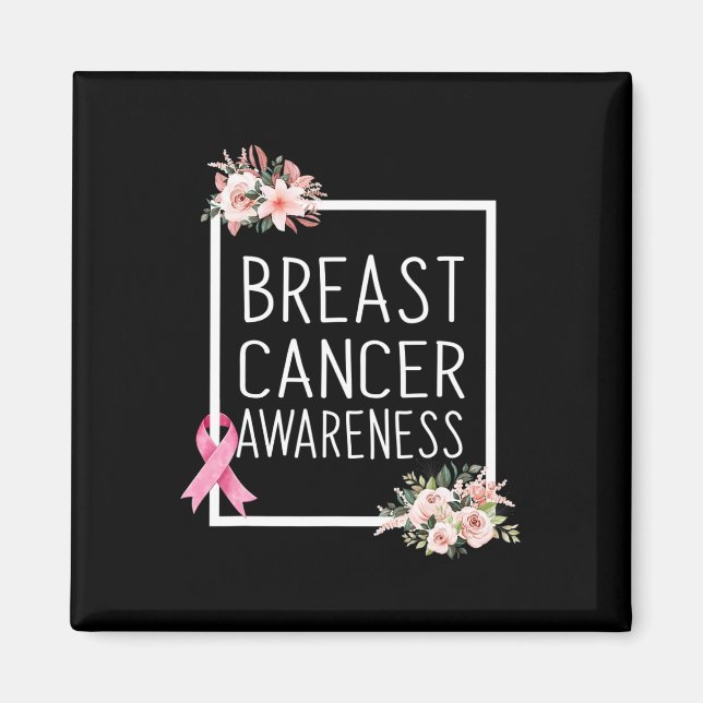 Medvetenhet om bröstcancer Bröstcancer Magnet (Framsidan)
