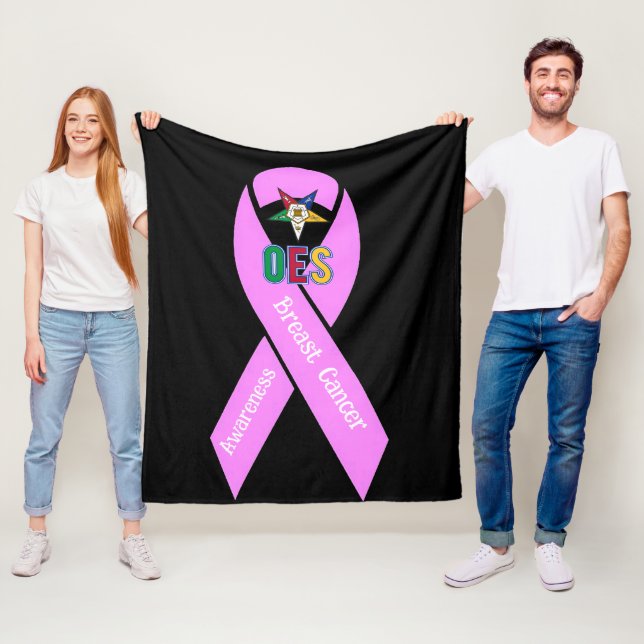 Medvetenhet om bröstcancer fleecefilt (På plats)