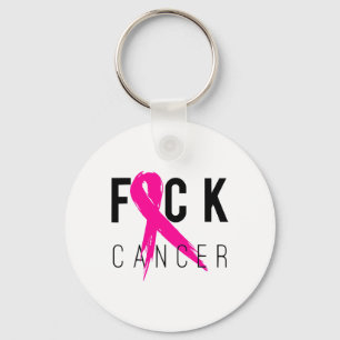 Medvetenhet om bröstcancer Gift Retro Distress 2 Nyckelring