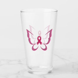 Medvetenhet om bröstcancer glaskopp