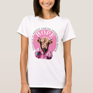 Medvetenhet om bröstcancer HOOPE T Shirt