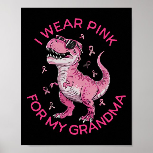 Medvetenhet om bröstcancer hos barn I Bära Rosa fö Poster (Framsidan)