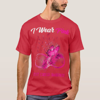 Medvetenhet om bröstcancer hos fjäder och fjäder t shirt