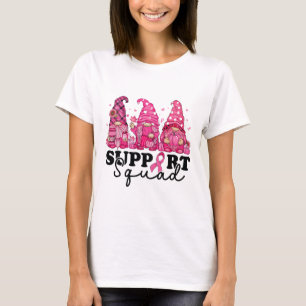 Medvetenhet om bröstcancer hos kvinnor Gnomes Supp T Shirt