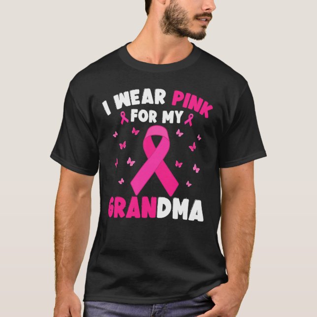 Medvetenhet om bröstcancer I Bära Rosa för min mor T Shirt (Framsida)