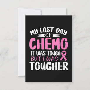 Medvetenhet om bröstcancer i Chemos sista dag Kort