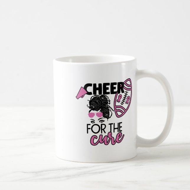 Medvetenhet om bröstcancer i fotboll kaffemugg (Höger)